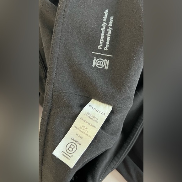 Athleta Women’s Black Pockets Leggings Size XS - Picture 6 of 9